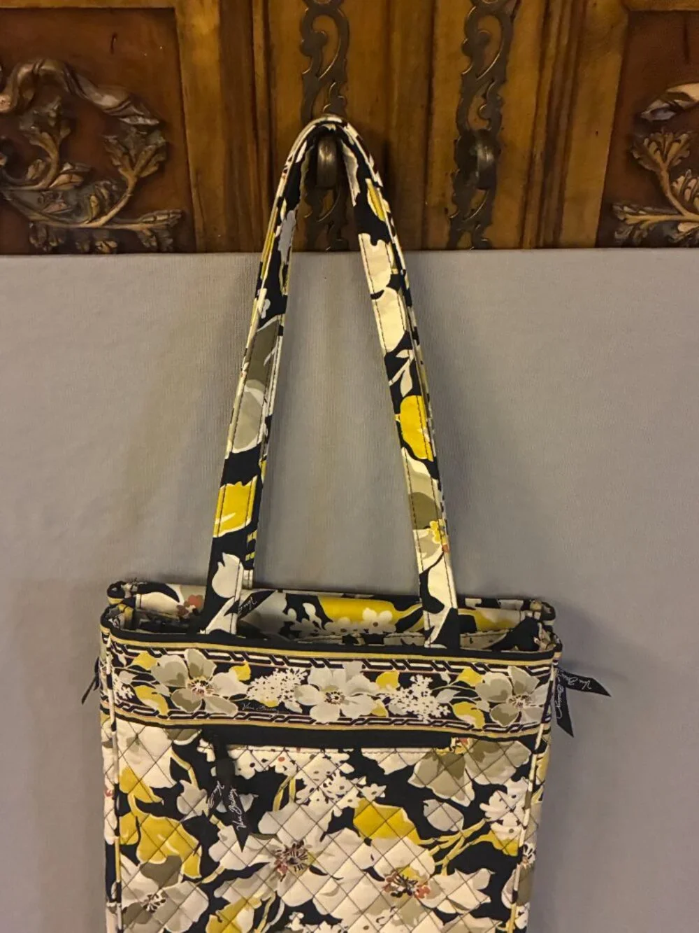 Vera Bradley Laptop Travel Tote In Dogwood Bold Floral Cottagecore Y2K Americana
